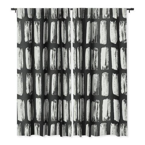 Emanuela Carratoni Black and White Texture Blackout Non Repeat