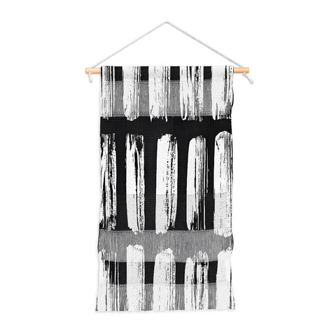 Emanuela Carratoni Black and White Texture Wall Hanging Portrait