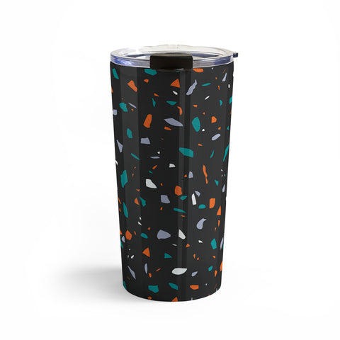 Emanuela Carratoni Black Terrazzo Travel Mug