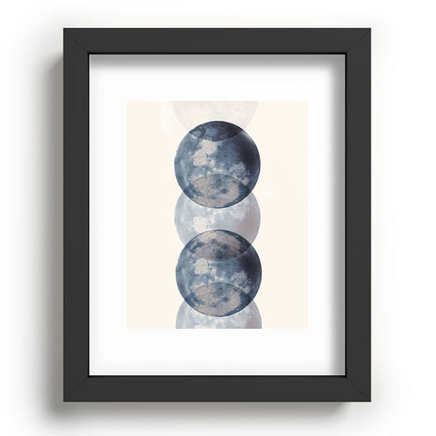 Emanuela Carratoni Blue Moon Phases Recessed Framing Rectangle
