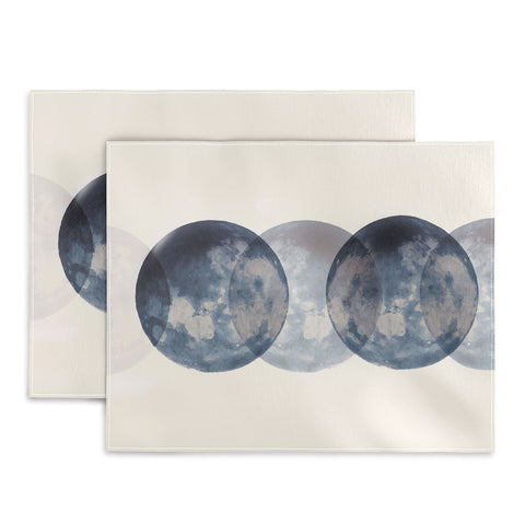 Emanuela Carratoni Blue Moon Phases Placemat