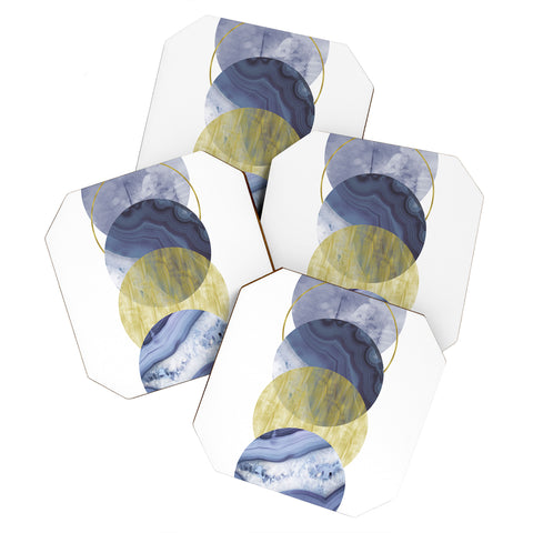 Emanuela Carratoni Blue Moonlight Coaster Set