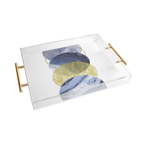 Emanuela Carratoni Blue Moonlight Acrylic Tray