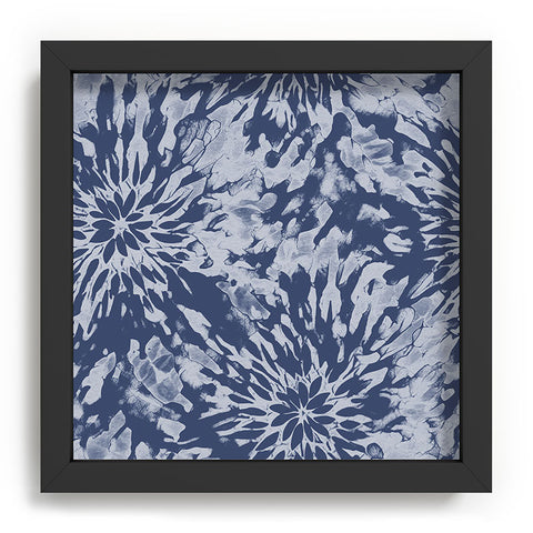 Emanuela Carratoni Blue Tie Dye Recessed Framing Square