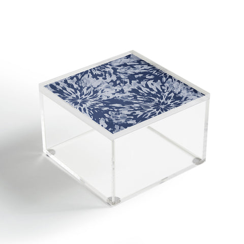 Emanuela Carratoni Blue Tie Dye Acrylic Box