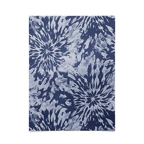 Emanuela Carratoni Blue Tie Dye Poster