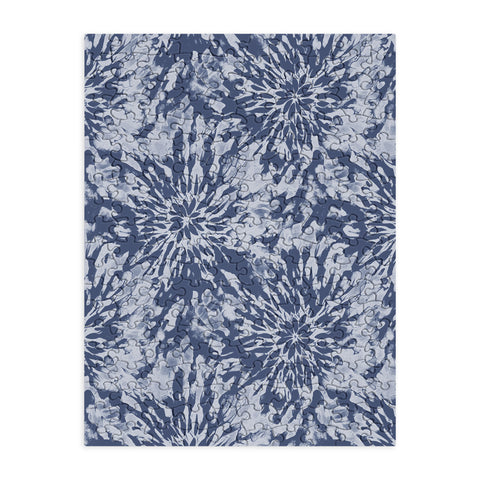 Emanuela Carratoni Blue Tie Dye Puzzle