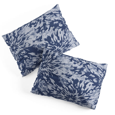 Emanuela Carratoni Blue Tie Dye Pillow Shams