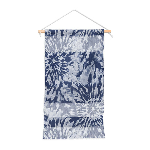 Emanuela Carratoni Blue Tie Dye Wall Hanging Portrait