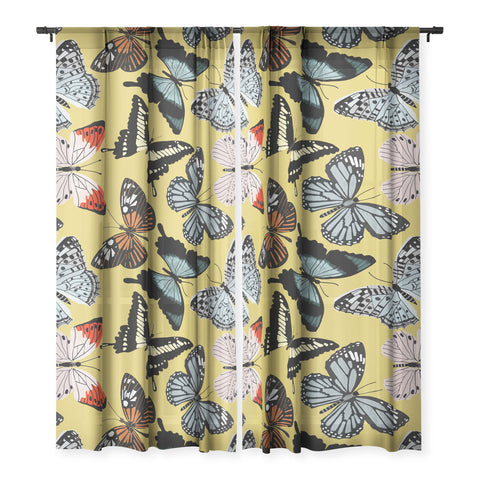 Emanuela Carratoni Boho Butterflies Sheer Non Repeat