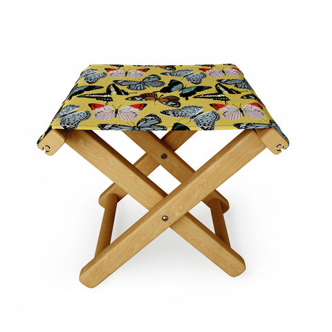 Emanuela Carratoni Boho Butterflies Folding Stool