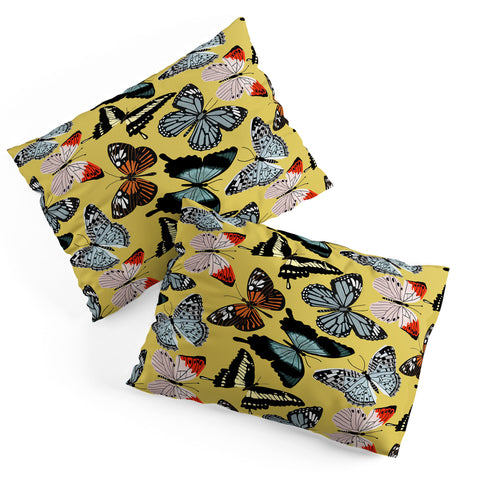 Emanuela Carratoni Boho Butterflies Pillow Shams