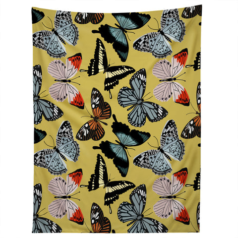 Emanuela Carratoni Boho Butterflies Tapestry