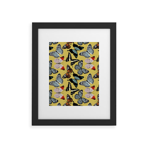 Emanuela Carratoni Boho Butterflies Framed Art Print