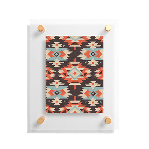 Emanuela Carratoni Boho Ikat Floating Acrylic Print