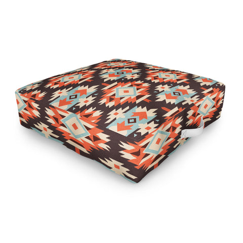 Emanuela Carratoni Boho Ikat Outdoor Floor Cushion