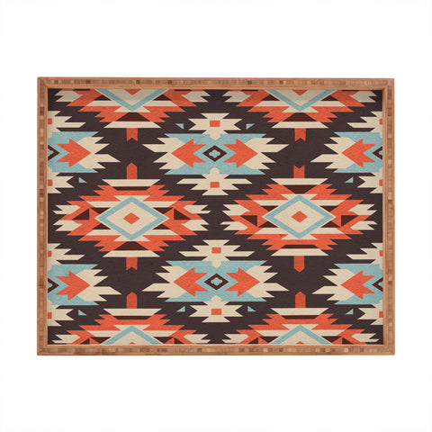 Emanuela Carratoni Boho Ikat Rectangular Tray