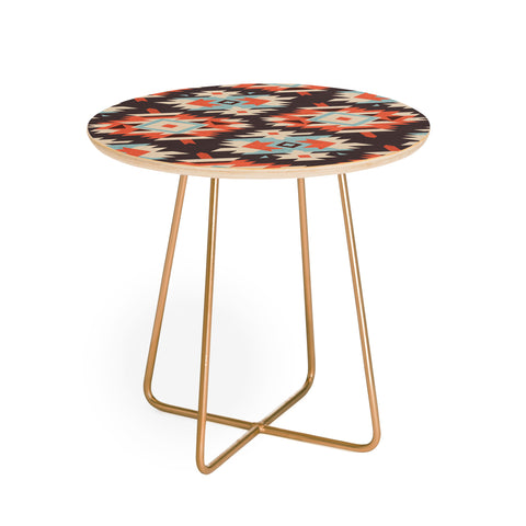 Emanuela Carratoni Boho Ikat Round Side Table