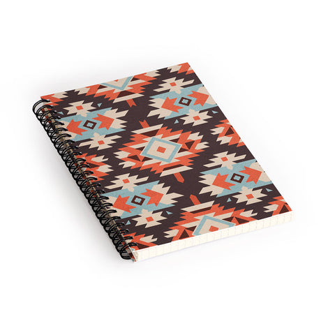 Emanuela Carratoni Boho Ikat Spiral Notebook