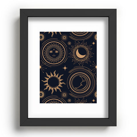 Emanuela Carratoni Boho Moon and Sun Recessed Framing Rectangle