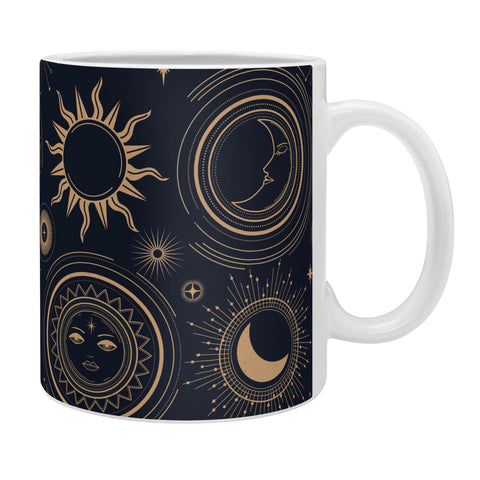 Emanuela Carratoni Boho Moon and Sun Coffee Mug