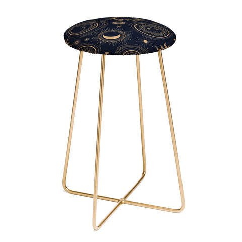 Emanuela Carratoni Boho Moon and Sun Counter Stool
