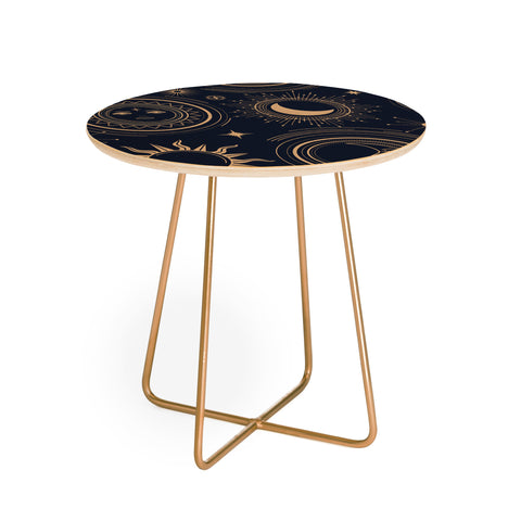 Emanuela Carratoni Boho Moon and Sun Round Side Table