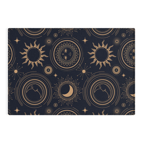 Emanuela Carratoni Boho Moon and Sun Outdoor Rug