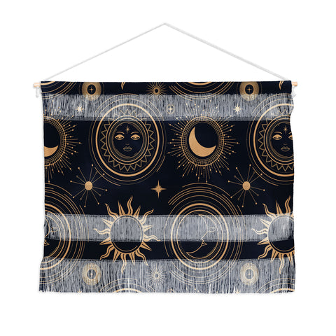 Emanuela Carratoni Boho Moon and Sun Wall Hanging Landscape