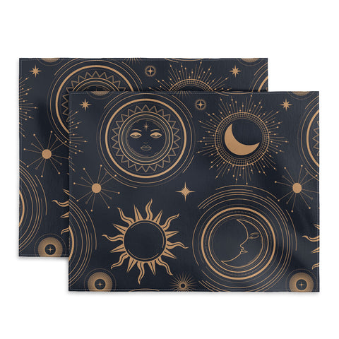 Emanuela Carratoni Boho Moon and Sun Placemat
