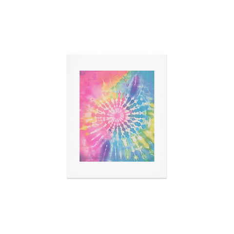Emanuela Carratoni Boho Rainbow Tie Dye Art Print