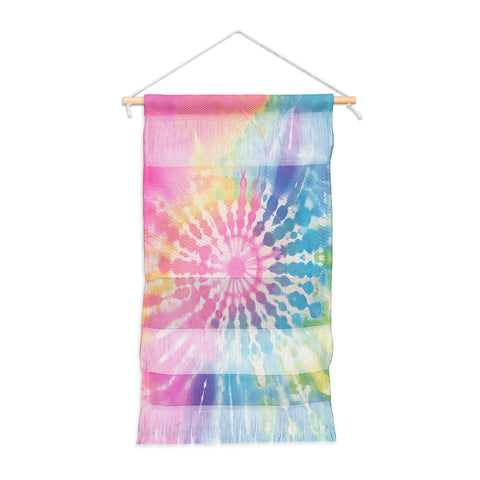 Emanuela Carratoni Boho Rainbow Tie Dye Wall Hanging Portrait