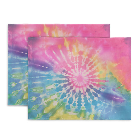 Emanuela Carratoni Boho Rainbow Tie Dye Placemat