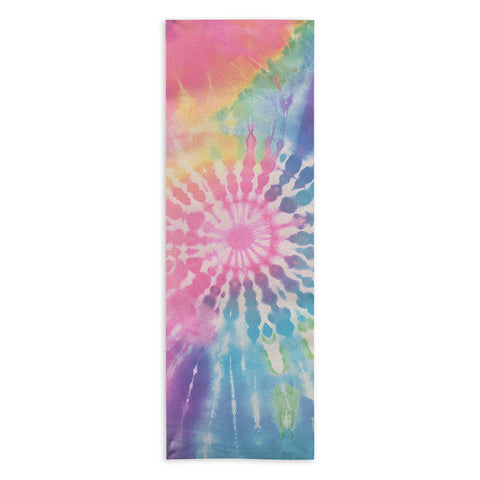 Emanuela Carratoni Boho Rainbow Tie Dye Yoga Towel