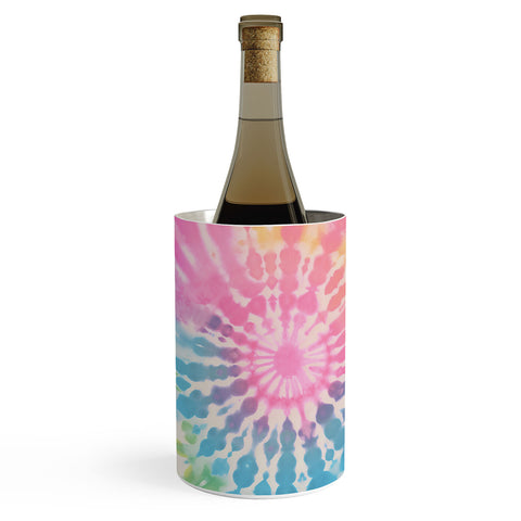 Emanuela Carratoni Boho Rainbow Tie Dye Wine Chiller