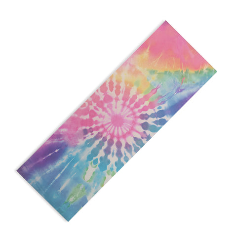 Emanuela Carratoni Boho Rainbow Tie Dye Yoga Mat