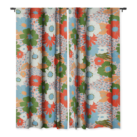 Emanuela Carratoni Bold Flowers Blackout Non Repeat