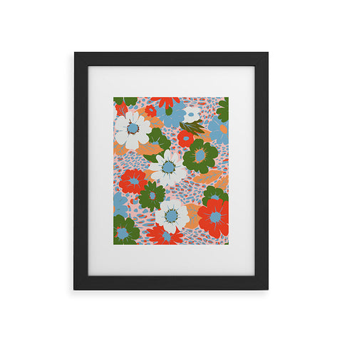 Emanuela Carratoni Bold Flowers Framed Art Print