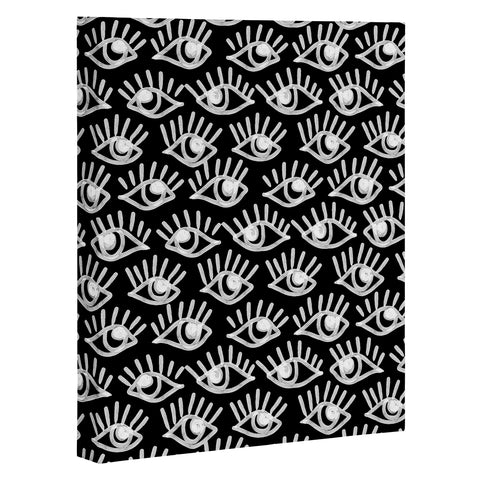 Emanuela Carratoni Bold Painted Eyes Art Canvas