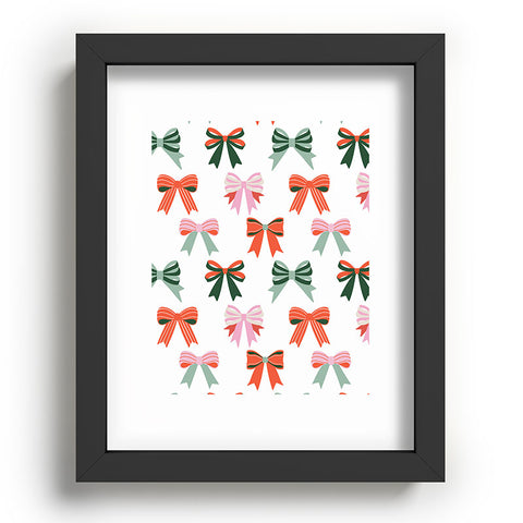 Emanuela Carratoni Bows Pattern Recessed Framing Rectangle