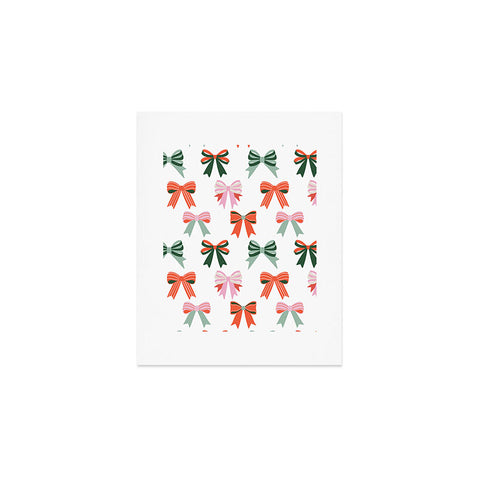 Emanuela Carratoni Bows Pattern Art Print