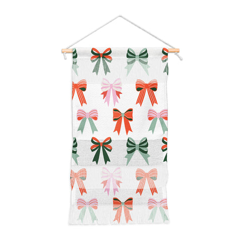 Emanuela Carratoni Bows Pattern Wall Hanging Portrait