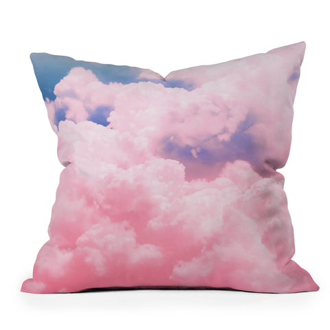 Emanuela Carratoni Candy Sky I Outdoor Throw Pillow