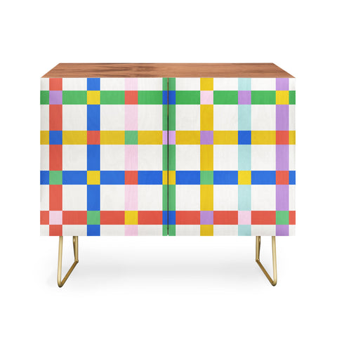 Emanuela Carratoni Checkered Crossings Credenza