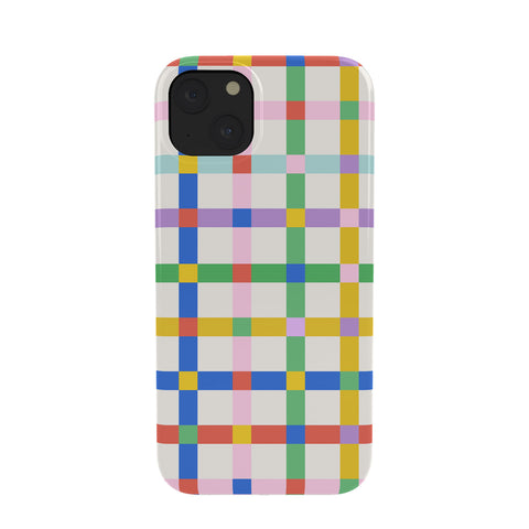 Emanuela Carratoni Checkered Crossings Phone Case