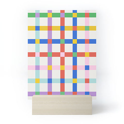 Emanuela Carratoni Checkered Crossings Mini Art Print