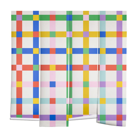 Emanuela Carratoni Checkered Crossings Wall Mural