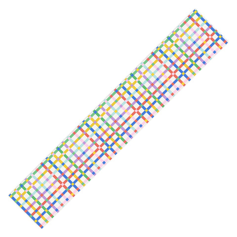 Emanuela Carratoni Checkered Crossings Table Runner