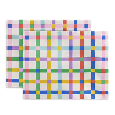Emanuela Carratoni Checkered Crossings Placemat