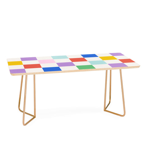 Emanuela Carratoni Checkered Rainbow Coffee Table